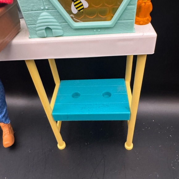 Barbie Black Beekeeper Doll You Can Be Anything Playset Stand, Bee Hives, Honey - Picture 5 of 11